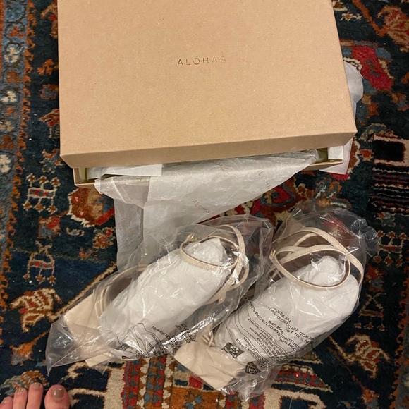 Alohas Cactus heel (off white) - Picture 3 of 4